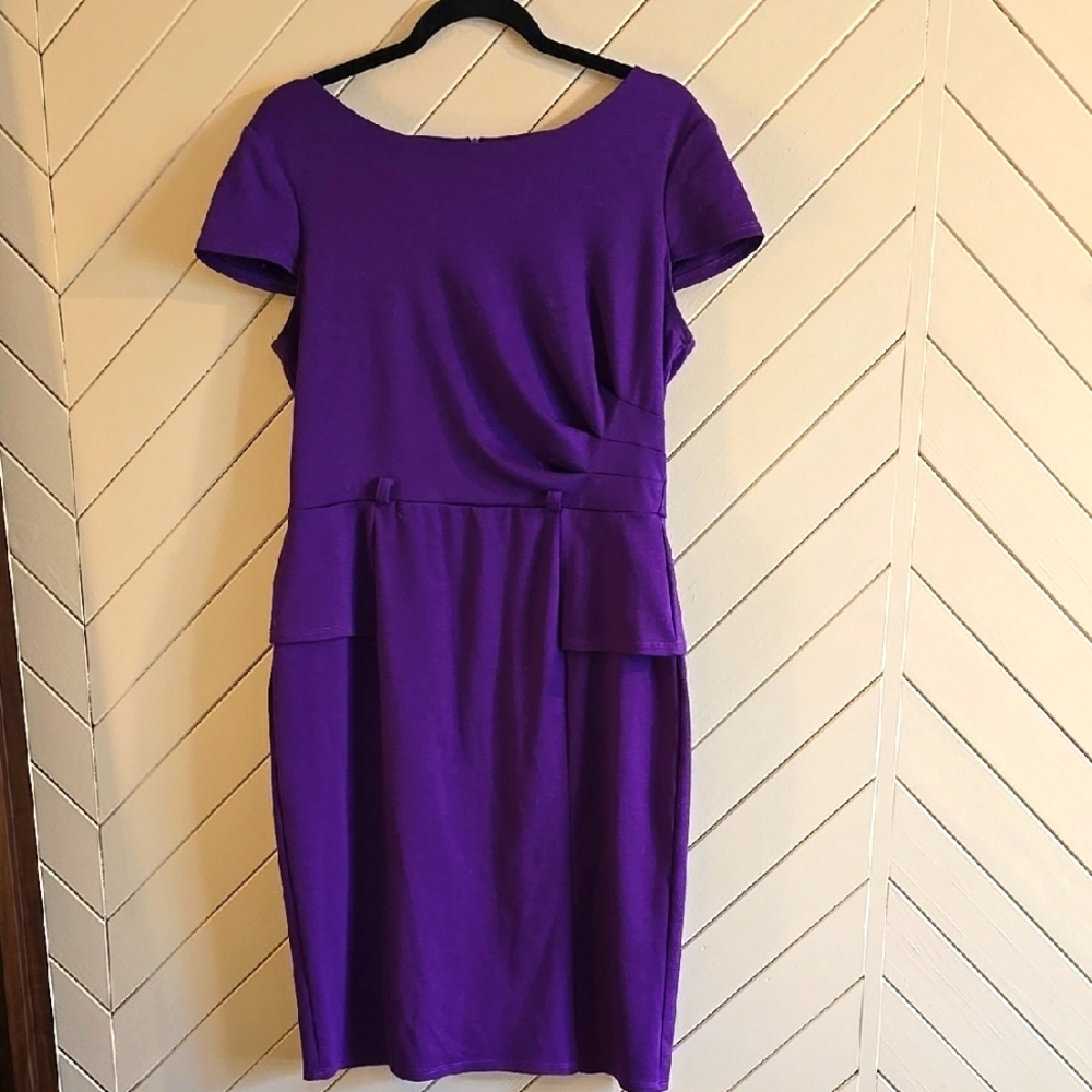 Jessica Purple Midi Dress